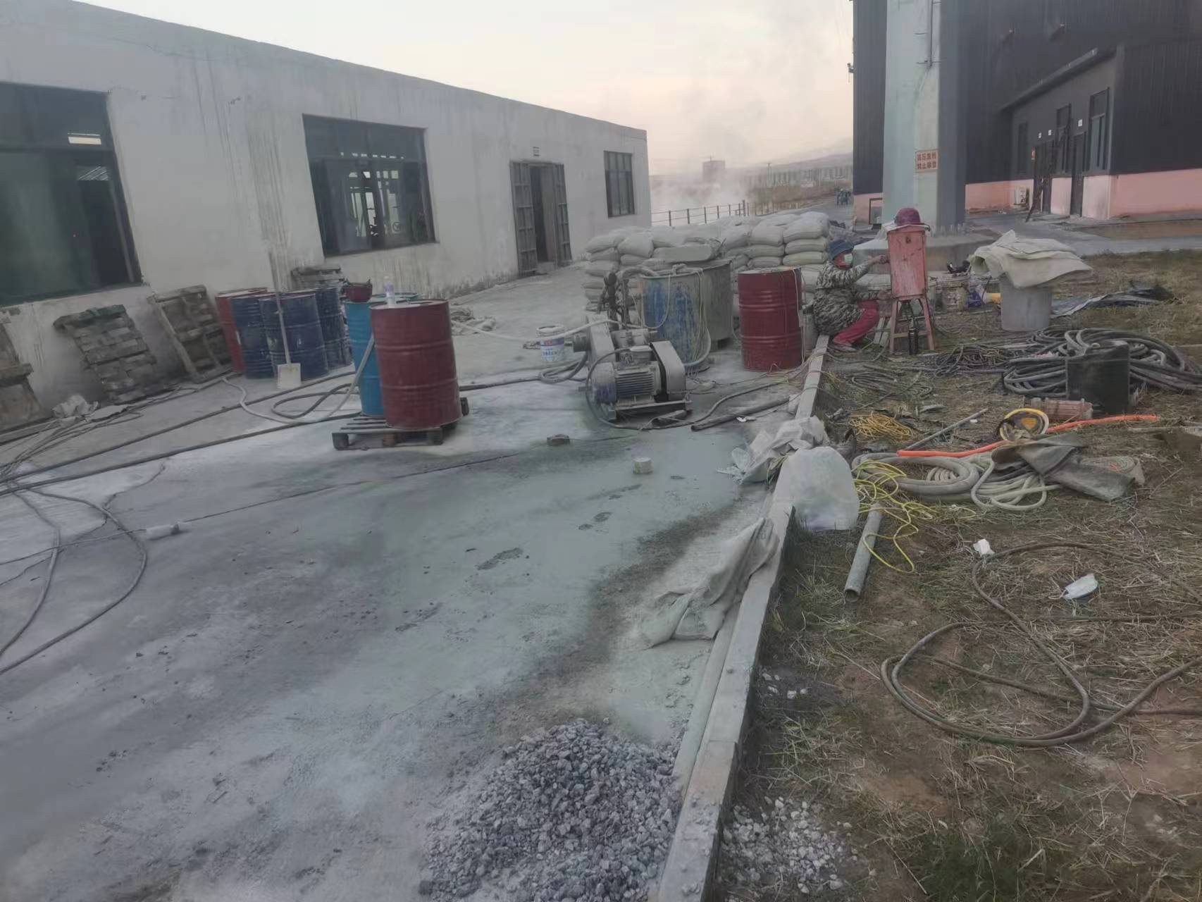 龙胜厂房地基沉降注浆
