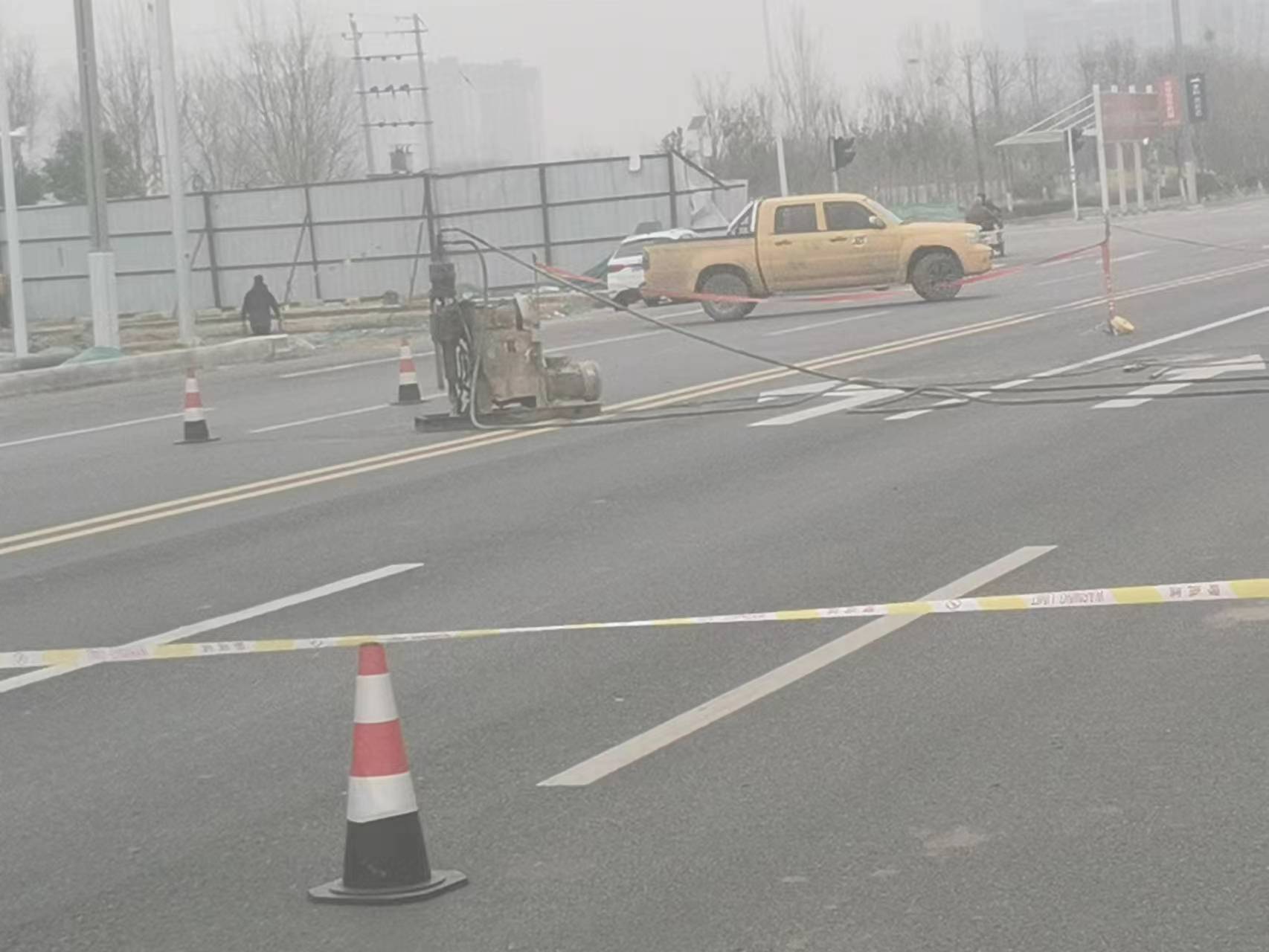 龙胜公路路基沉陷注浆